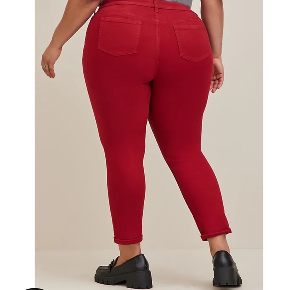 Torrid BOYFRIEND STRAIGHT VINTAGE STRETCH MID-RISE JEAN - Picture 3 of 6